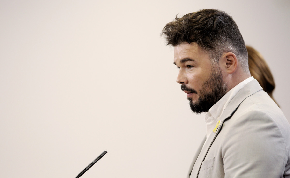 Rufián després de la trobada amb Pedro Sánchez 04,09