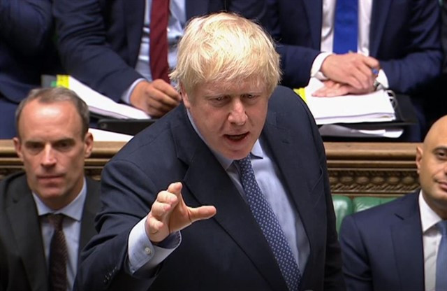 Boris johnson al parlament