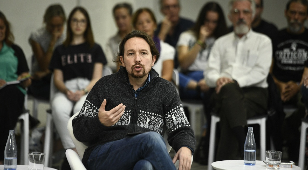 Pablo Iglesias parla sobre emergència climàtica