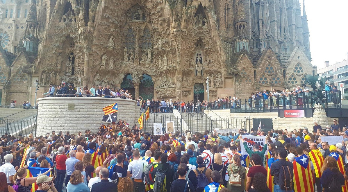 Picnic independentista Sagrada Família