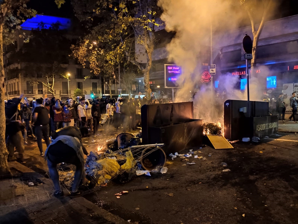 Barricada a Barcelona (imatge)