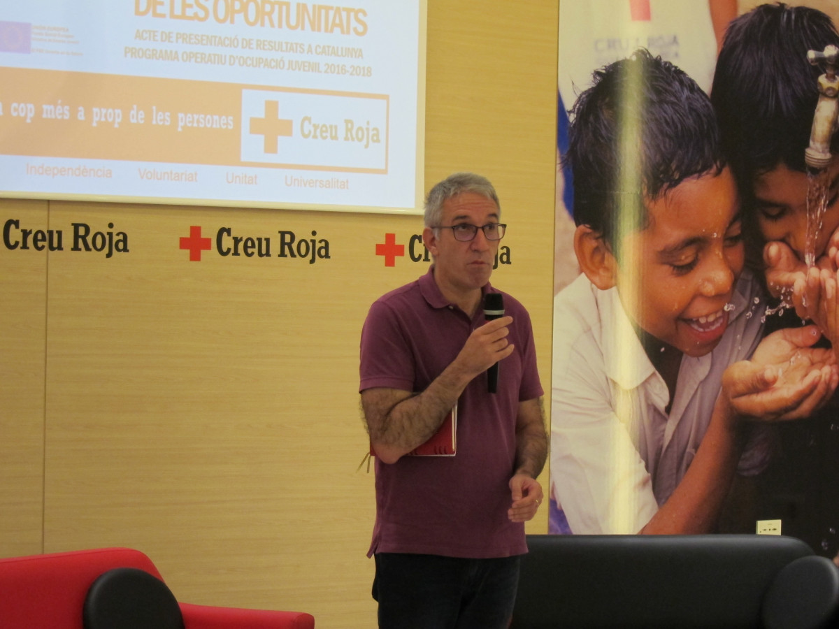 Enric Morist, coordinador de Creu Roja Catalunya