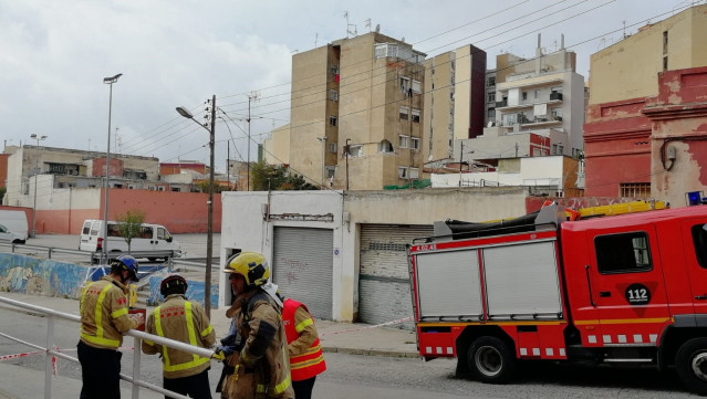 Edificio deteriorado en Badalona