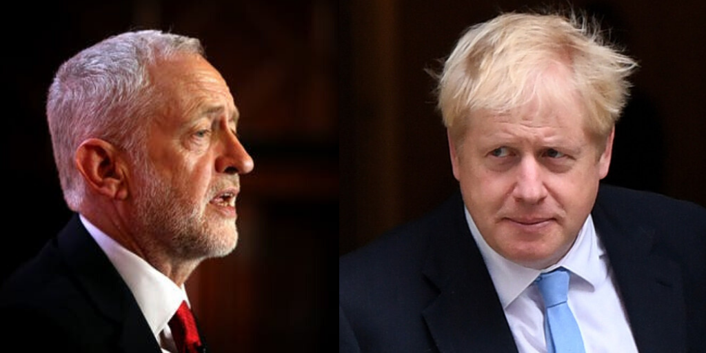 Jeremy Corbyn i Boris Johnson