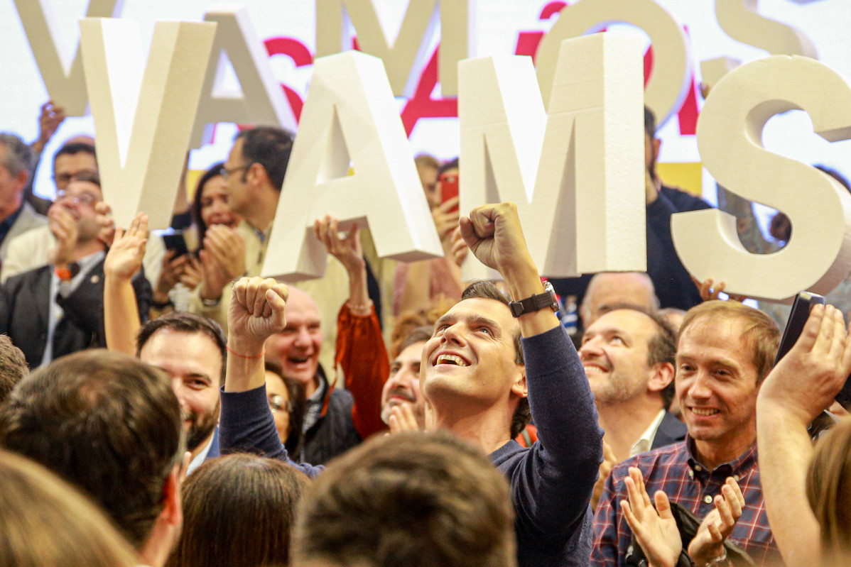 Albert Rivera en el tancament de campau00f1a 2019