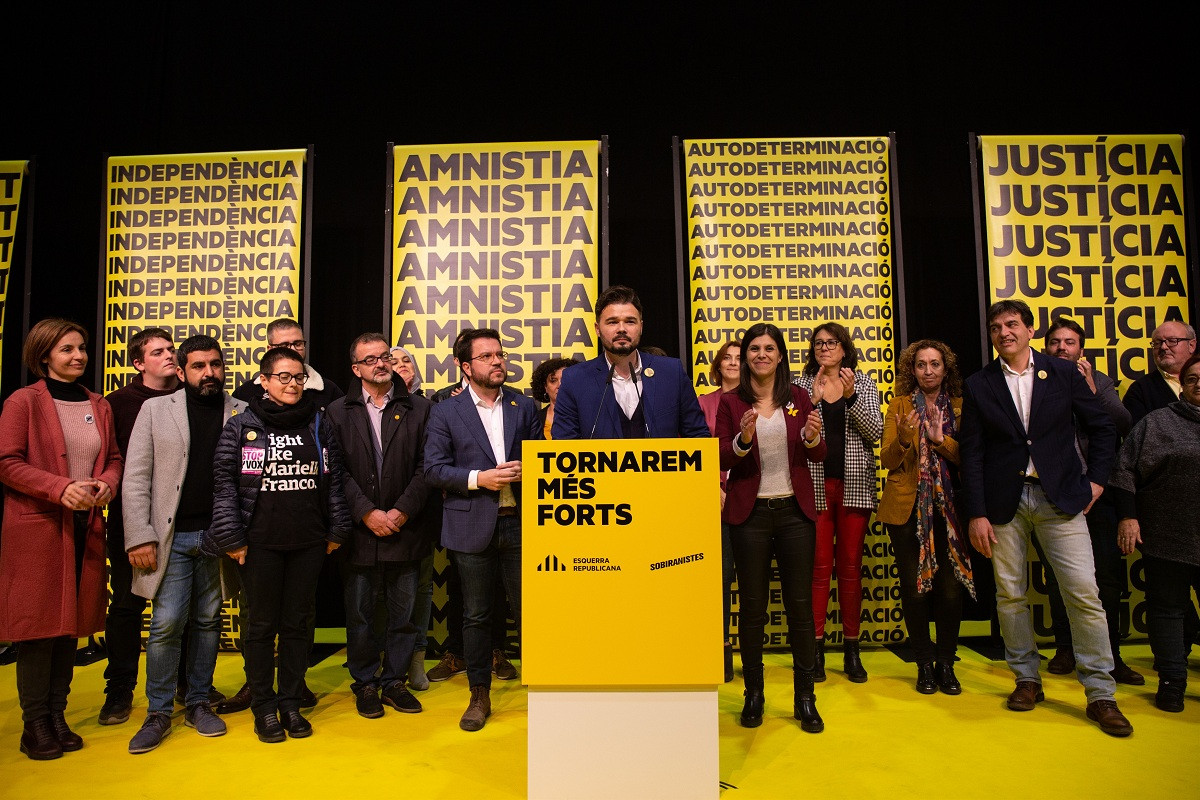 ERC guanya les eleccions generals a Catalunya 10N