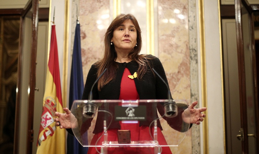 Laura Borràs al Congrés gener 2020