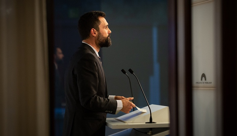 El president de Parlament de Catalunya Roger Torrent