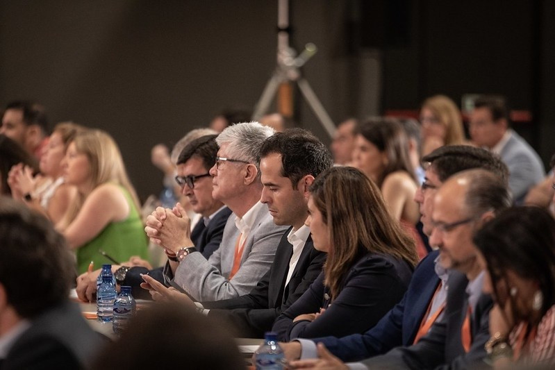 Càrrecs de Ciutadans en una reunió de Consell General de el partit en 2019.