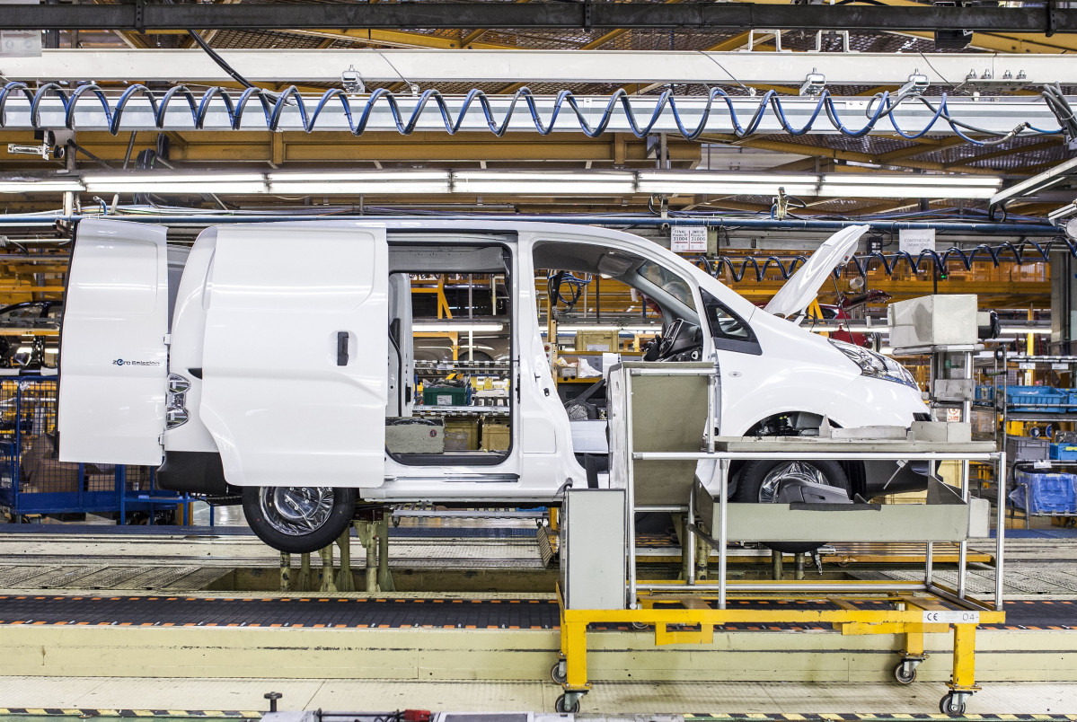 Producció de la i-NV200 a la planta de Nissan a Barcelona