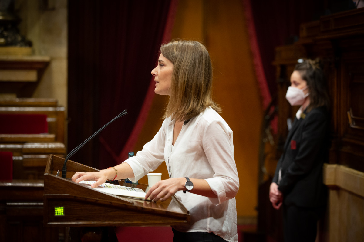 EuropaPress 3215790 presidenta catalunya comu Podem parlament Jessica albiach intervé sessió