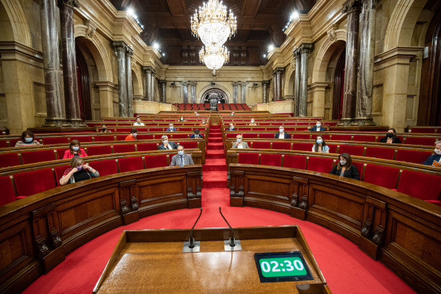 Pleno del Parlament de Catalunya