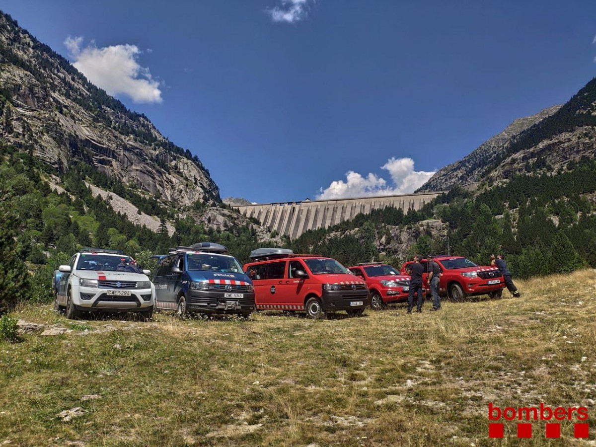 Dispositiu de prop de l'excursionista mort a Vall de Boí (Lleida).