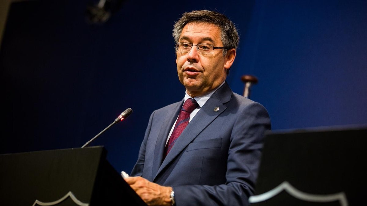 El president de l'FC Barcelona, Josep Maria Bartomeu