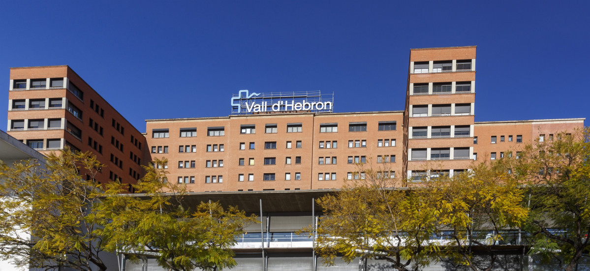 Façana de l'Hospital Vall d'Hebron de Barcelona