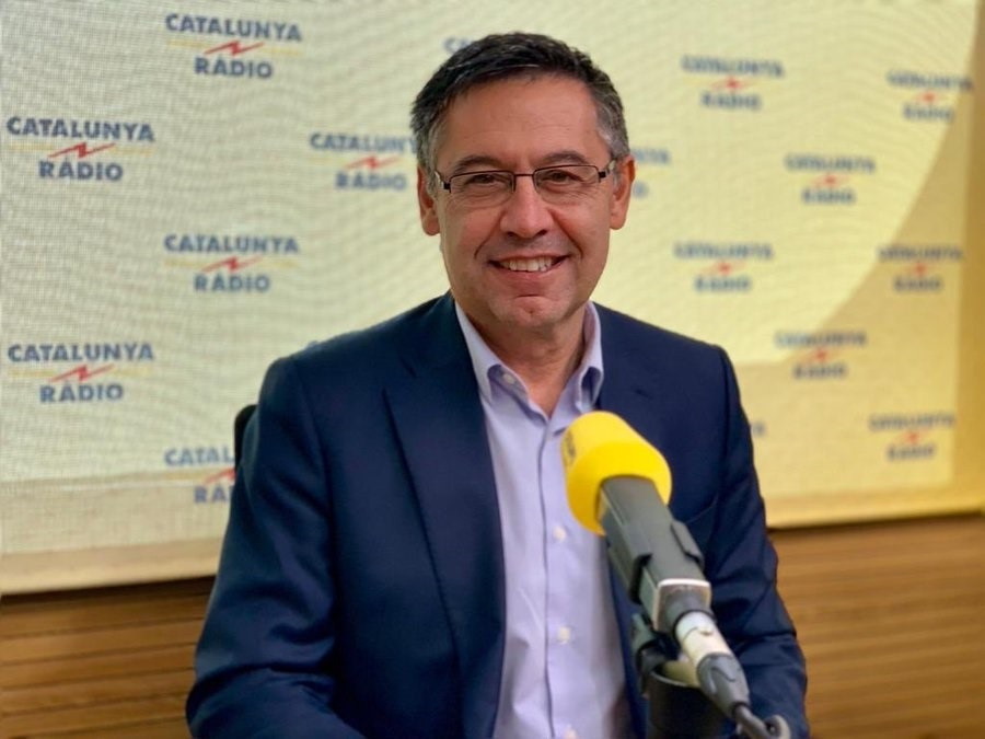 El president de l'FCB, Josep Maria Bartomeu, a El Matí de Catalunya Ràdio