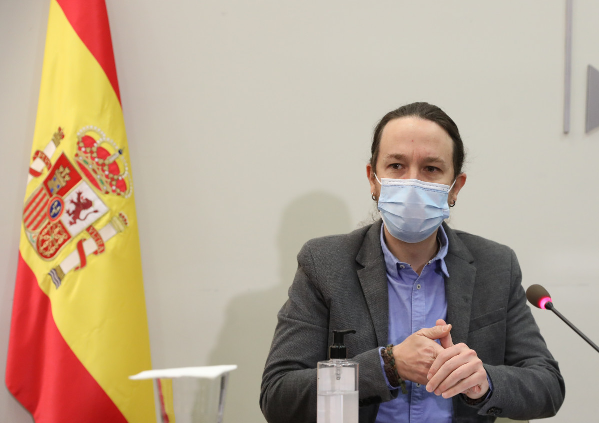 El vicepresident de Govern i ministre de Drets Socials i Agenda 2030, Pablo Iglesias