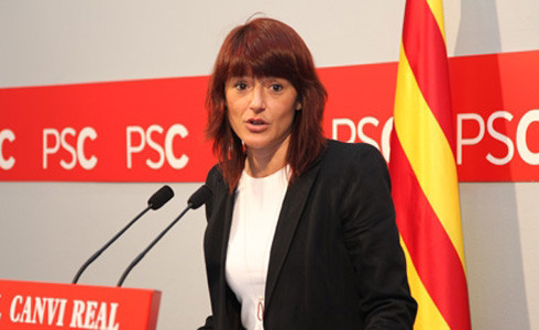 9Laia Bonet a la seu del PSC