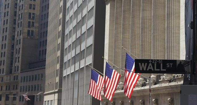 Façana de la Borsa de Nova York a Wall Street