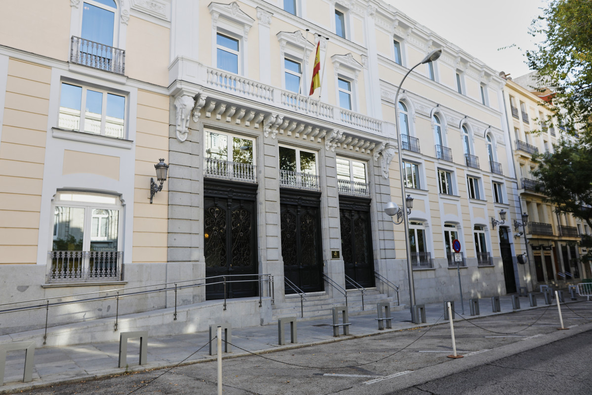 Arxiu - Façana de l'edifici de el Consell General de Poder Judicial (CGPJ).