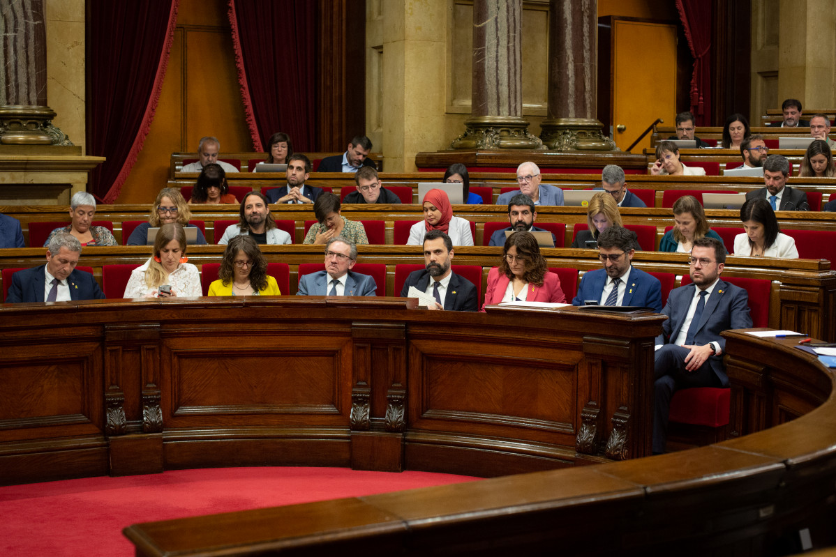 El ple del Parlament en una foto de fitxer.