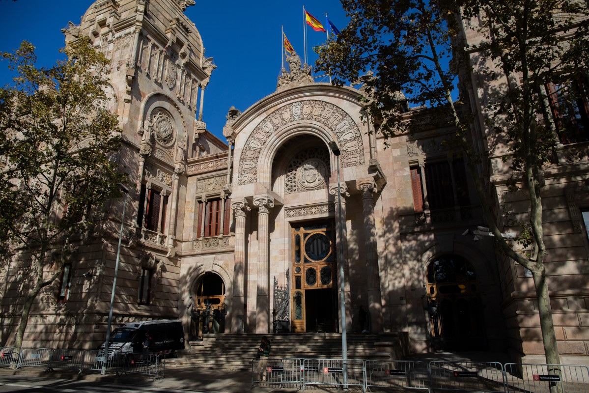 Arxiu - Façana del Palau de Justícia de Catalunya, seu del TSJC i de l'Audiència de Barcelona.