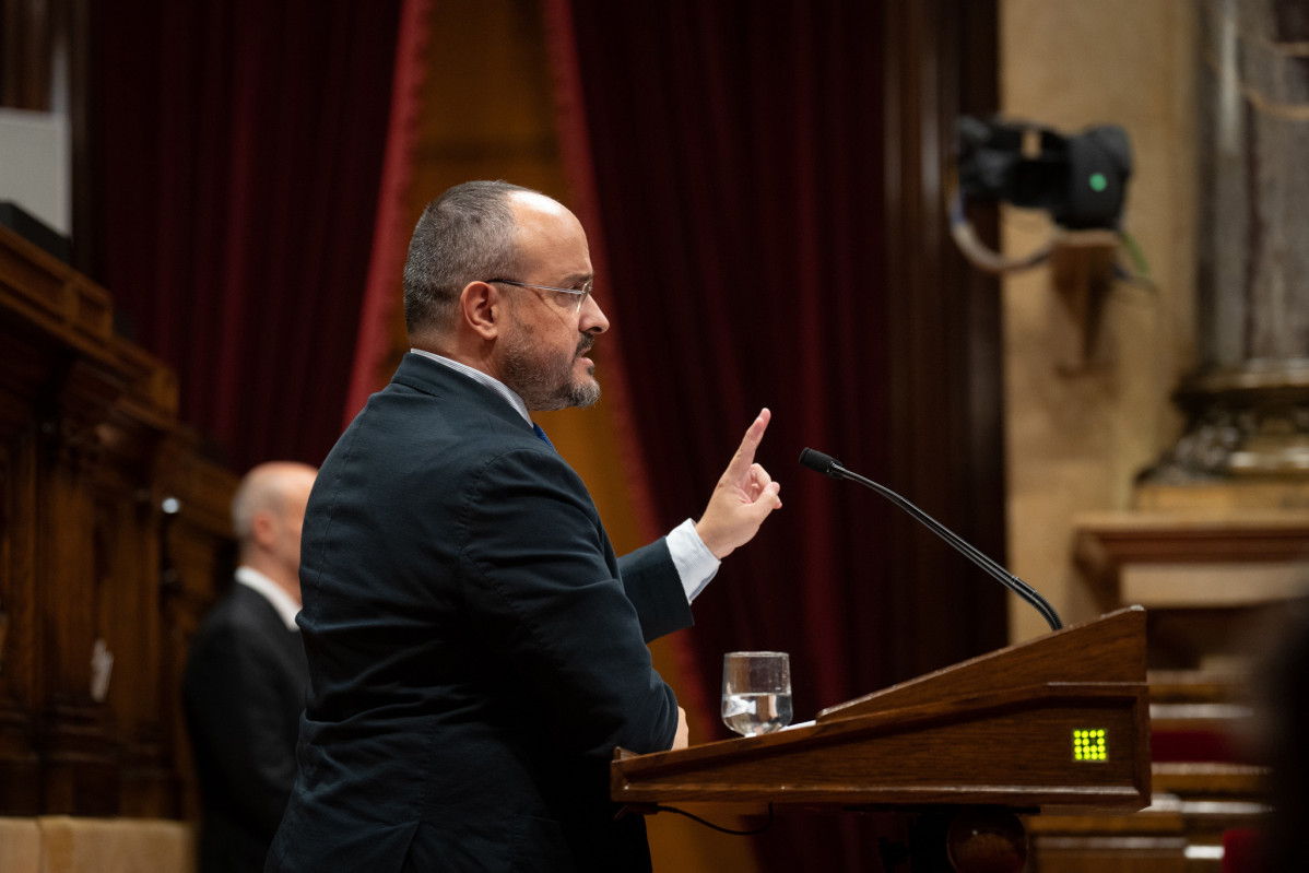 El president del PP català, Alejandro Fernández