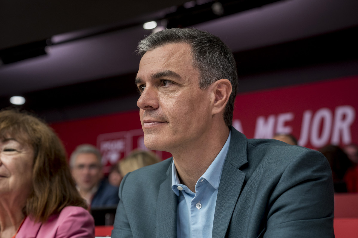 Arxiu - El secretari general del PSOE i president del Govern, Pedro Sánchez, la reunió del Comitè Federal, a la seu del partit, a 10 de juny de 2023, a Madrid (Espanya). Durant aquest comitè, s'han aprovat les llistes, el programa electoral i l