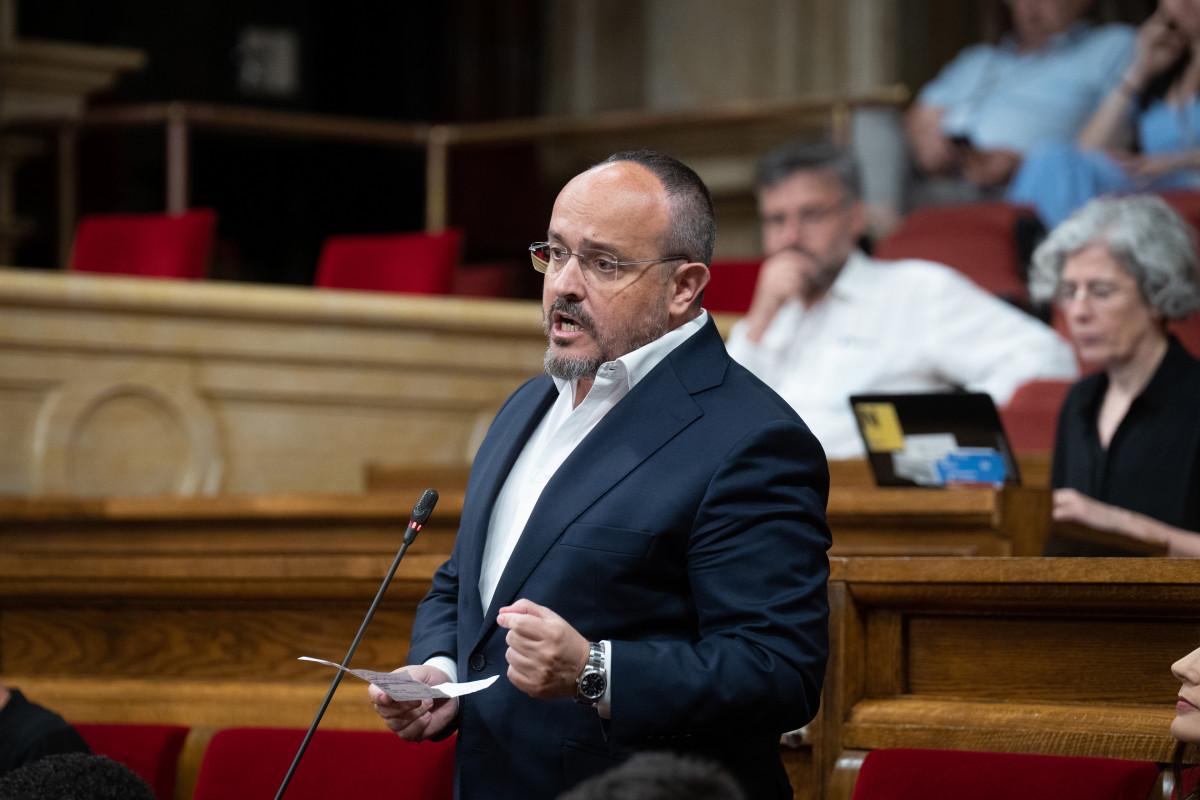 Arxiu - El president del PP català, Alejandro Fernández