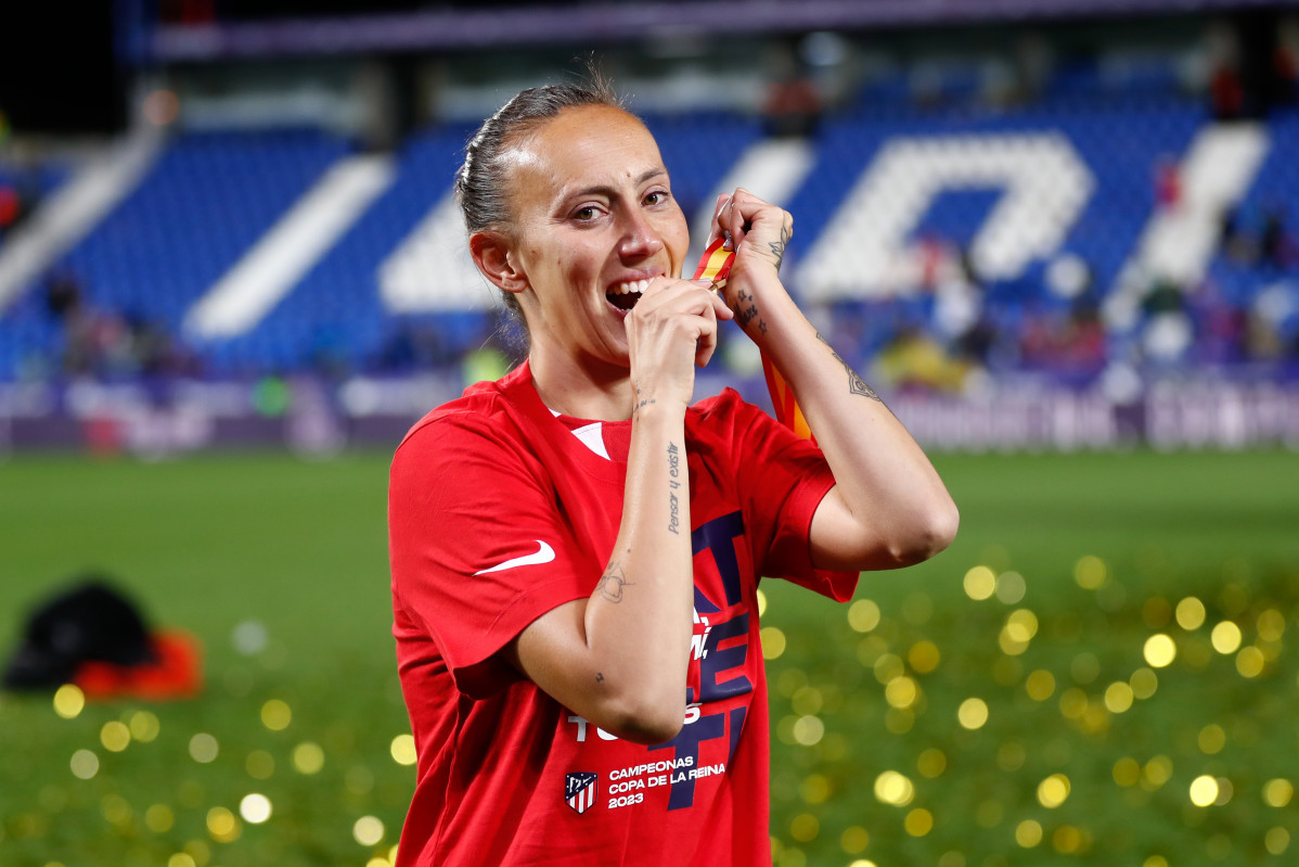 EuropaPress 5229879 virgínia torreta of atletico madrid celebrates the victory with the