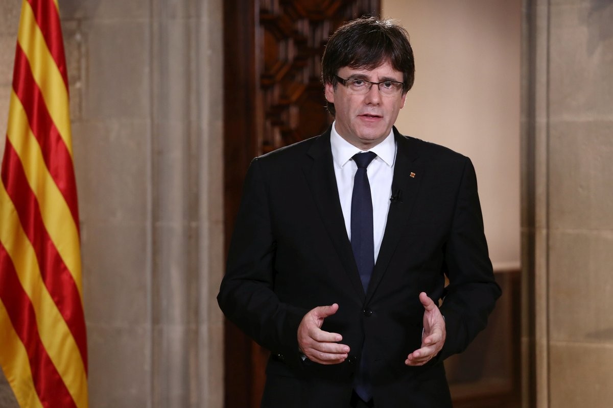 Carles Puigdemont Missatge Institucional