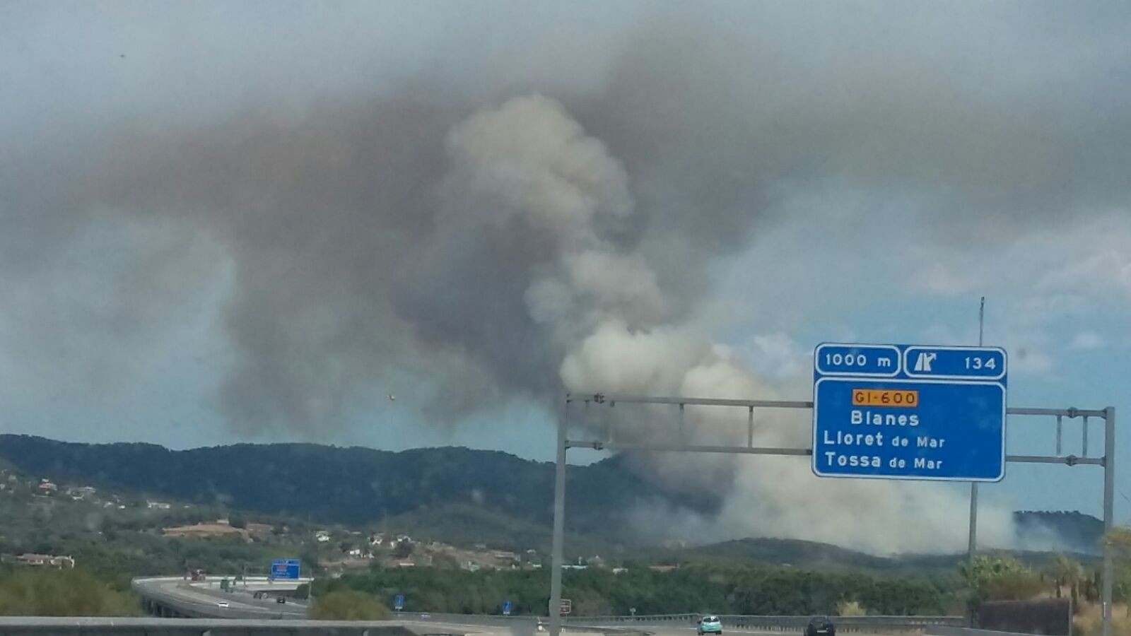 Els desallotjats per l'incendi de Blanes ja poden tornar a casa