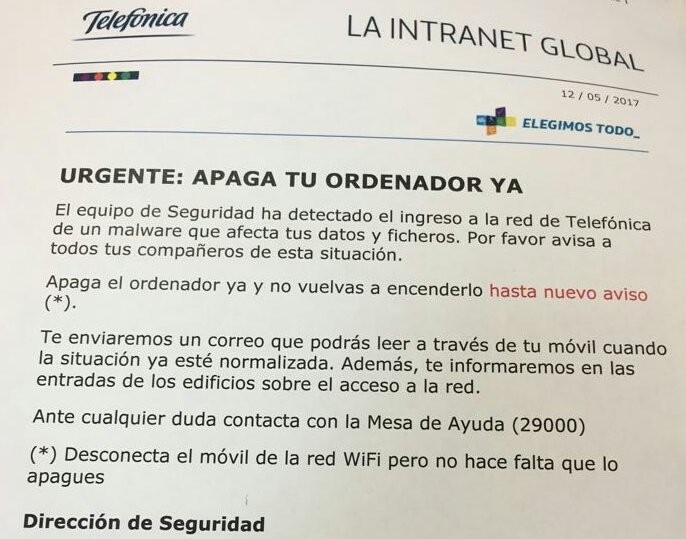 Telefonica intranet